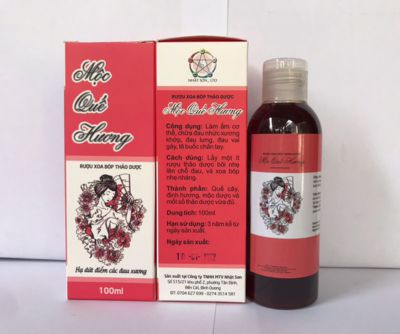 Rượu xoa bóp thảo dược