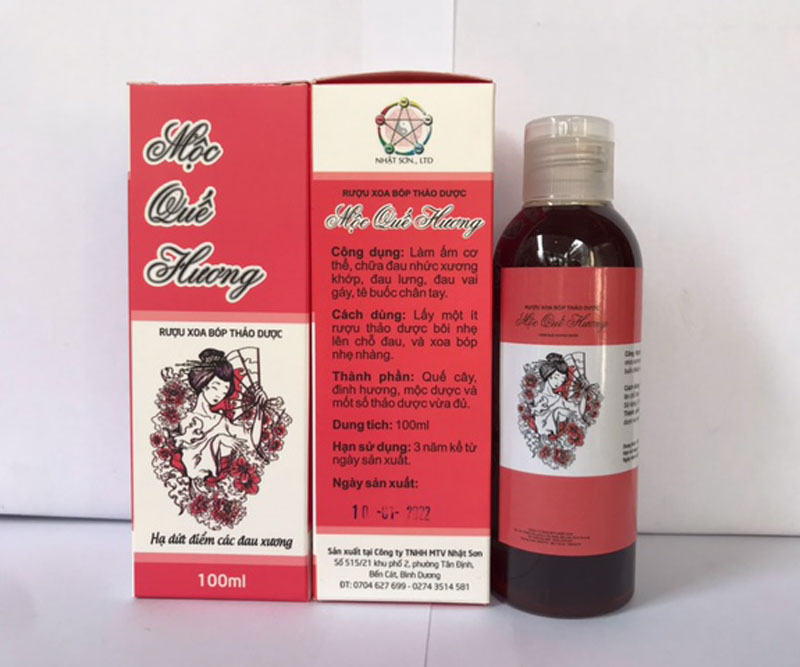 Rượu xoa bóp thảo dược